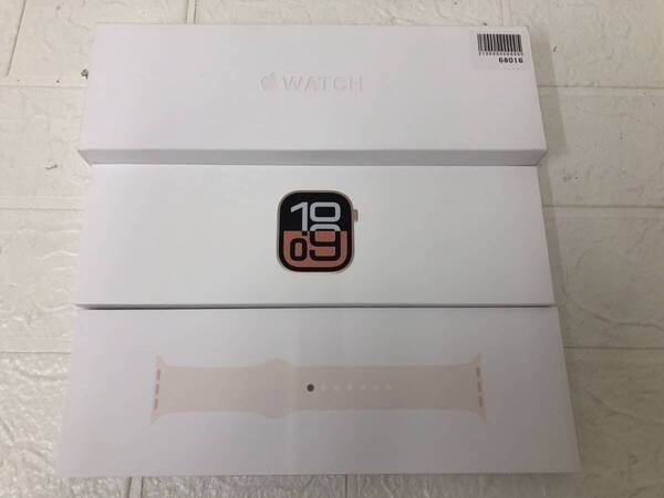 BT)【新品未開封】AppleWatch Series10 GPSモデル アップルウォッチ シリーズ10 Rose Gold 42mm S/M MWWH3J/A