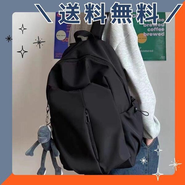 大容量 リュック かばん 学生 ジム 通学 旅行 マザーズバック 防水 撥水 黒 ブラック