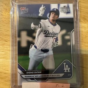 【送料無料】2025 Topps now #5 大谷 翔平 Shohei Ohtani Dodgers ドジャース 東京シリーズ 1stホームラン(2)