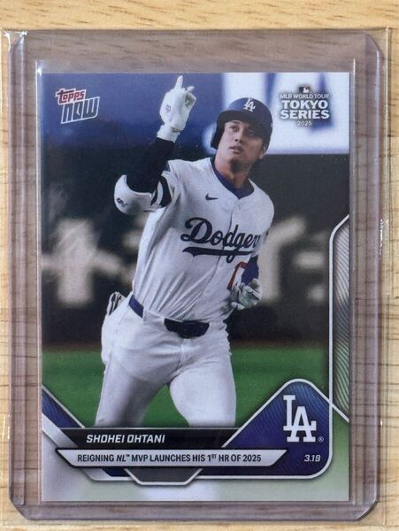 【送料無料】2025 Topps now #5 大谷 翔平 Shohei Ohtani Dodgers ドジャース 東京シリーズ 1stホームラン(5.31出品)