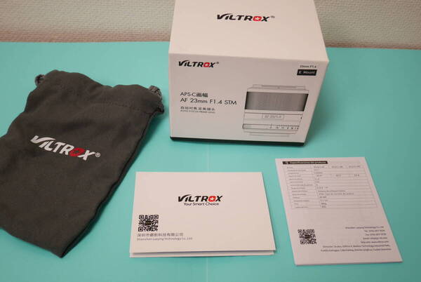 【極美品】VILTROX ビルトロックス AF23mm F1.4 AF23/1.4FE ソニーE ★保護フィルター付き