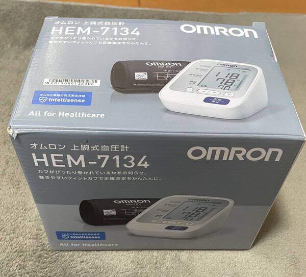 動作確認済 オムロン 上腕式血圧計 HEM-7134