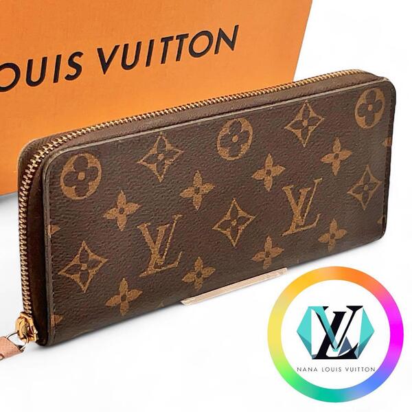 【現行品】LOUIS VUITTON ヴィトン ルイヴィトン モノグラム RFID ジッピーウォレット ポルトフォイユ クレマンス 長財布 財布 ICチップ