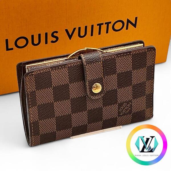 【新品級】新型 Louis Vuitton ヴィトン ルイヴィトン ダミエ ポルトフォイユ ヴィエノワ モノグラム 折り財布 ウォレット がま口 財布