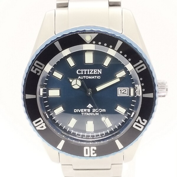 【美品】CITIZEN シチズン PROMASTER MARINEシリーズ ダイバー200m 35周年記念限定モデル NB6026-56L 箱保付きメンズ腕時計