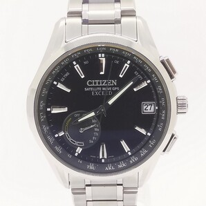 【極美品】CITIZEN シチズン EXCEED エクシード エコ・ドライブ GPS衛星電波 CC3050-56F 箱保付きメンズ腕時計
