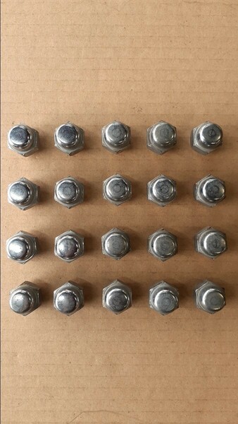ホイールナット 日産 純正 M12×P1.25 21HEX テーパー座 袋 中古品 20個セット ダイハツ