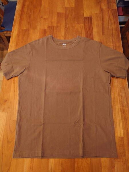 ユニクロ 半袖Tシャツ XLサイズ 茶