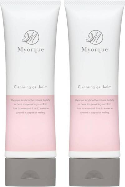 2本セット Myorque (ミオーク) ジェルクレンジング/バームクレンジング 毛穴 悩みにアプローチ メイク落とし 洗顔ジェル 100g×2本