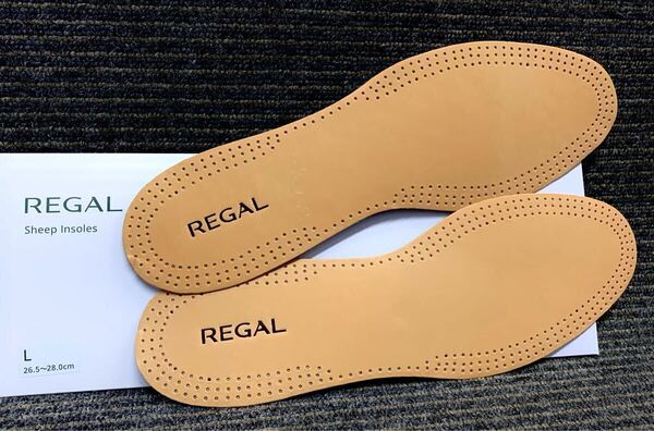 先行販売 リーガル REGAL 純正 新アイテム シープインソール 新品 インソール 羊の革の中敷き Lサイズ 26.5~28cm 日本製 羊革 活性炭 吸湿