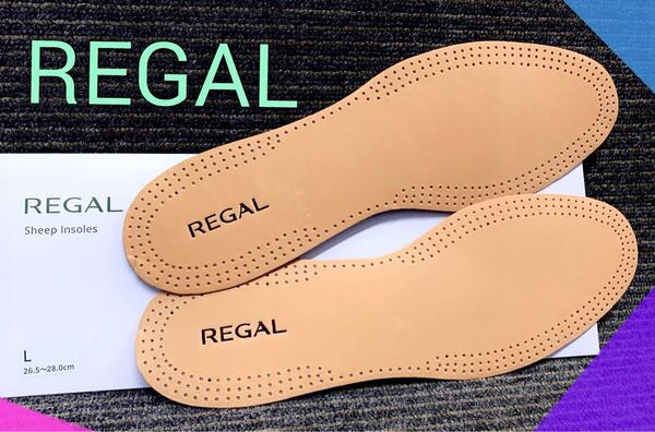 先行販売 リーガル REGAL 純正 新アイテム シープインソール 新品 インソール 羊の革の中敷き Lサイズ 26.5~28cm 日本製 羊革 活性炭 吸湿