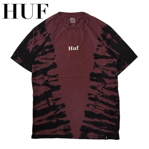 HUF ハフ Tシャツ 半袖カットソー タイダイ柄 両面プリント バックプリント ストリート