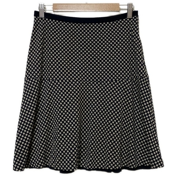 【新品未使用】IENA ドットグログランボリュームスカート　ネイビー36サイズ ドットグログラン ボリュームスカート（ロング・マキシ丈