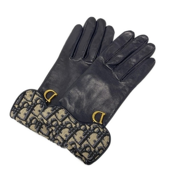 未使用品レディディオール　レザーグローブ　手袋 DIOR | グローブ ディオール グラビティ レザー