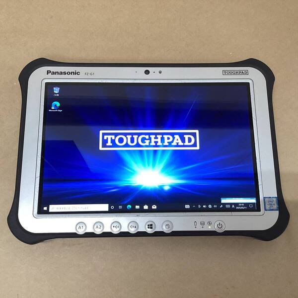 【2505062662-5】 PANASONIC タブレット TOUGHPAD FZ-G1W3000VJ CI5(7300U)-2.6GHZ 4GB 128GB 10.1in WIN10P 無線 BLT カメラ スタイラス