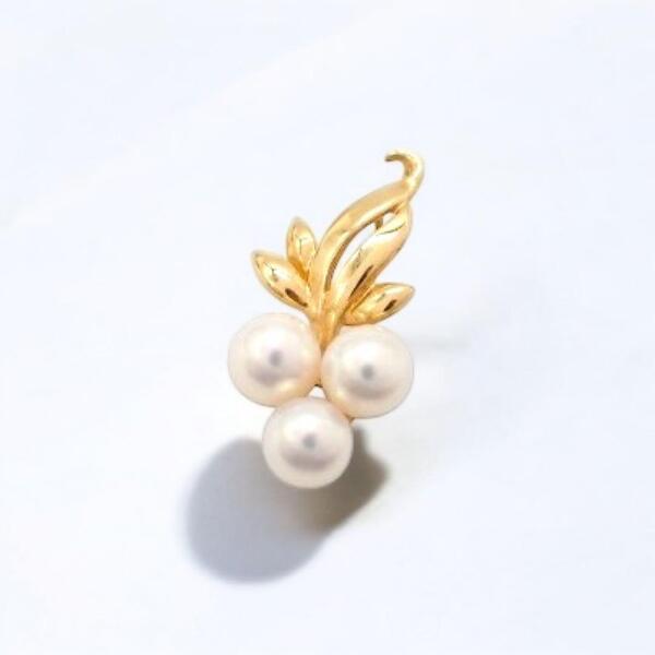 タサキ 田崎真珠 TASAKI パール あこや 真珠 ネックレストップ ペンダントトップ ジュエリー 750 K18YG ゴールド イエローゴールド 3151
