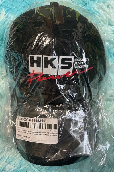 帽子/野球帽/ベースボールキャップ『HKS power and sports ブラック』新品未開封