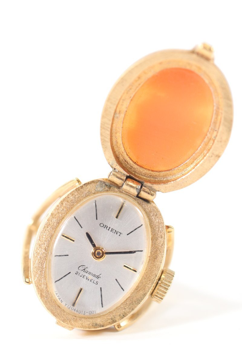 稼働品❗️ORIENT /オリエントメカニカル(手巻式)カメオリングウォッチ Yahoo!オークション -「リングウォッチ」(その他) (オリエント
