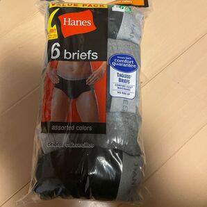 送料込み 新品 Hanes ヘインズ タグレスブリーフ6枚セット サイズXL 送料無料