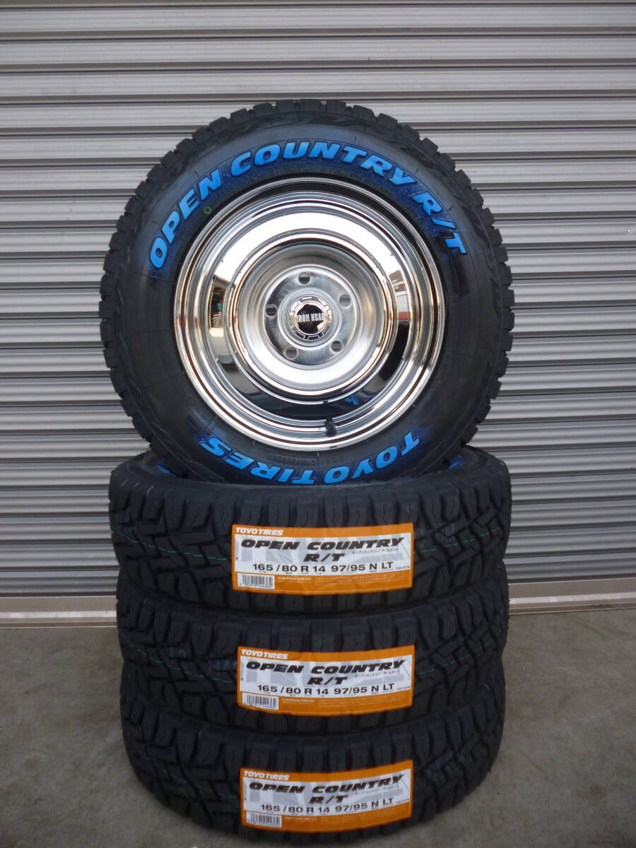 送料込☆新品ゴツゴツタイヤ☆145/80R13☆アルト・Nバン