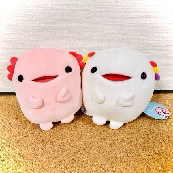 うーぱー たちっぱぬいぐるみ ウーパールーパー ぬいぐるみ マスコット ピンク ホワイト 白 たちっぱシリーズ FRIENDS