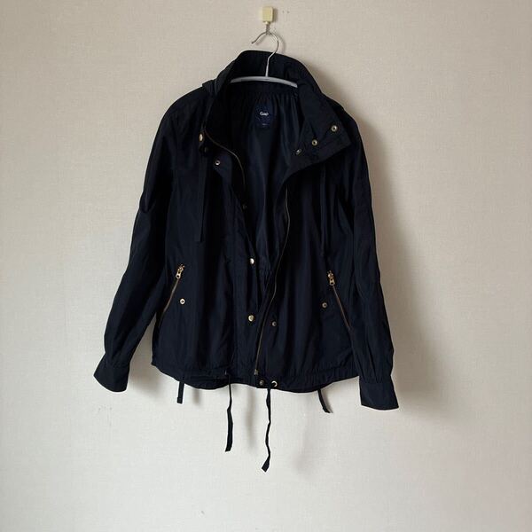 GAP マウンテンパーカー Sサイズ ネイビー 紺 ブルゾン ギャップ 春物 フーディー ウィンドブレーカー