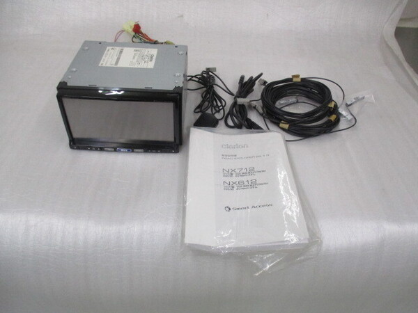 クラリオンカーナビ NX712 フルセグ CD DVD Bluetooht USB SD 地図データ 2012年度