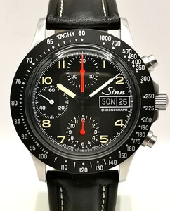 美品 SINN ジン 256 256.T クロノグラフ デイデイト メンズ 自動巻き 時計