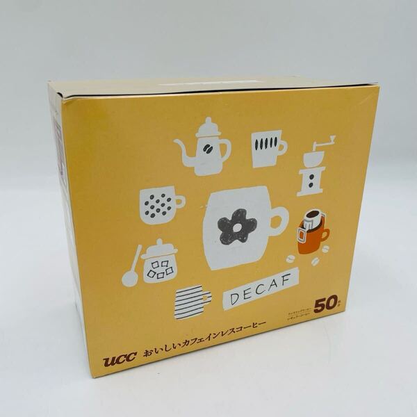 【新品】オリジナル UCC おいしいカフェインレスコーヒー ドリップコーヒー レギュラー 50杯【デカフェノンカフェイン】賞味期限2025年10月