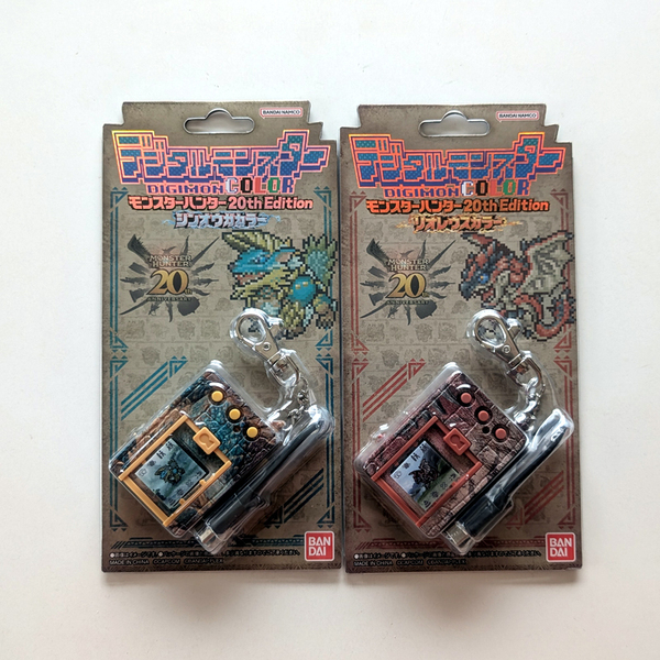 【未開封】デジタルモンスターCOLOR モンスターハンター 20th Edition リオレウスカラー+ジンオウガカラー 2点セット