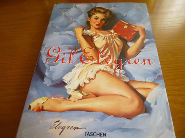 洋書ピンナップガール 作品集 豪華本 GIL ELVGREN ジルエルブグレン 美しい絵が満載!!