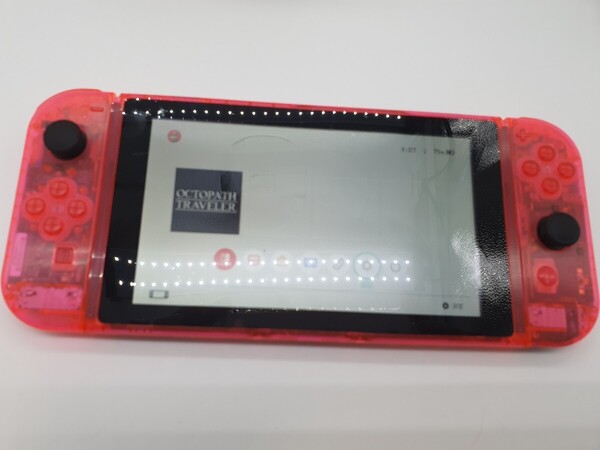 激レア 送料込 未対策機 スーパーカスタムクリアーピンク 任天堂 Nintendo Switch ニンテンドースイッチ本体 ジョイコンセット
