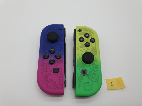送料無料 任天堂 スプラトゥーン3カラー5 NintendoSwitch ニンテンドースイッチ ジョイコン LR JOY-CON左右セットコントローラ