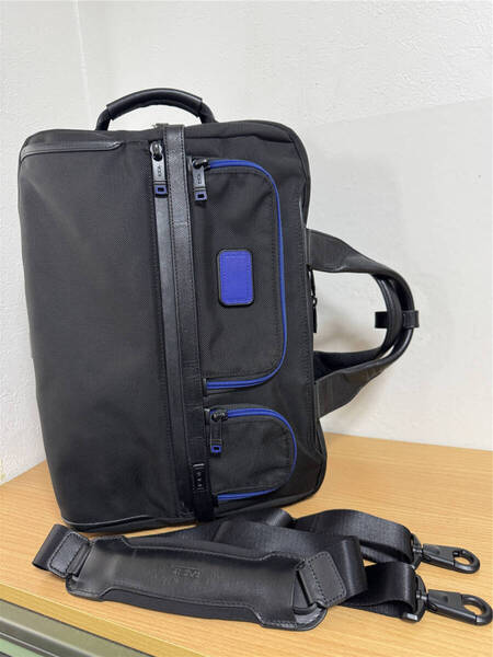 定価110000円●限定●TUMI トゥミ ANA コラボ ALPHA3 3WAY ビジネスリュック 2603180DNY3E スカイブルー 国内正規品