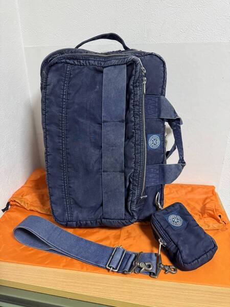 希少●新品同様●定価64,350円●Porter Classic ポータークラシック スーパーナイロン SUPER NYLON 3WAY BRIEFCASE リュックサック 濃紺