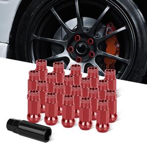 ホイールロックナット 車用ホイールナット スチール製 M12 x