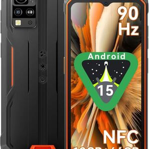 タフネススマホ Android15 SIMフリー アウトドア スマホ 12GB RAM 64GB ROM 2TB拡張可能 5100mAh バッテリー 6.56インチ