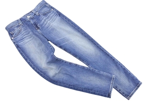 ADRIANO GOLDSCHMIED Adriano Goldschmidt USED обработанные зауженные джинсовые брюки размер 24/ темно-синий ■■ ☆ fec7 Женщины