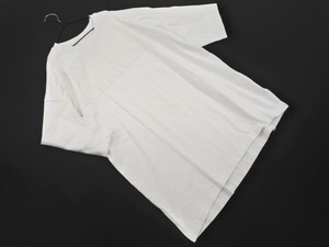 TREECAFE Tree Cafe Oversize Пуловер Cut and Sewn размерF/белый ■◆ ☆ fed0 Дамы