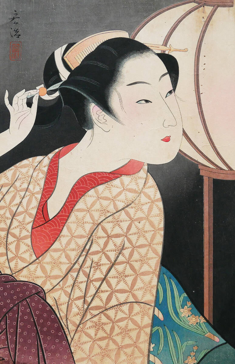 新春特価、油彩画【真作保証百貨店購入】 佐伯 浩『水の街