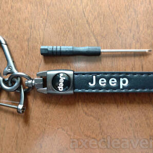 Jeep レザー キーホルダー