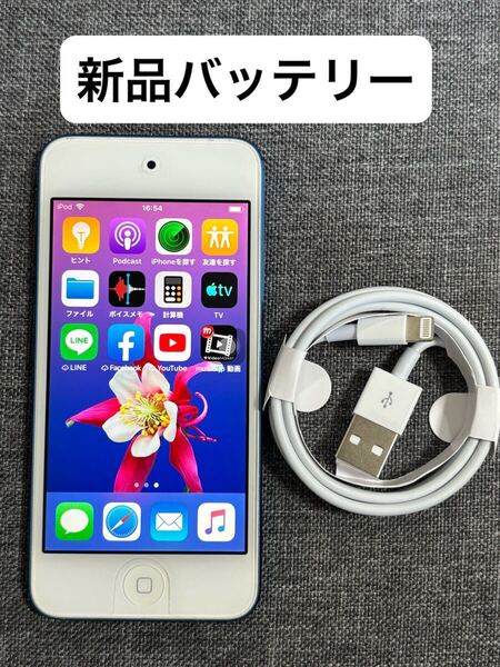 iPod touch第6世代64GB新品バッテリー超美品ブルー