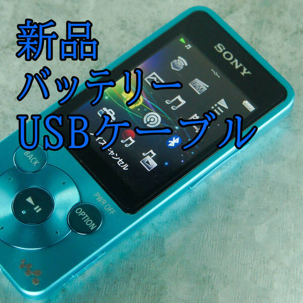 美品 動作良好 SONY ウォークマン NW-S784 8GB Bluetooth バッテリー新品交換 送料無料 0104