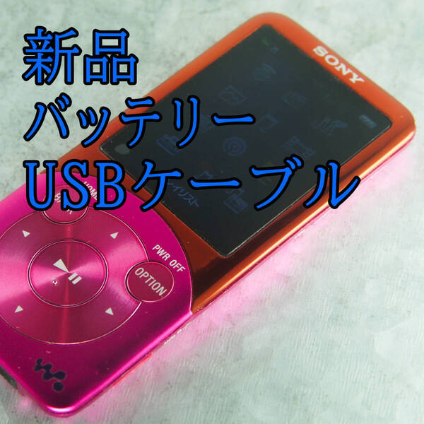 良品 動作良好 SONY ウォークマン NW-S755 16GB バッテリー新品交換 送料無料 0306