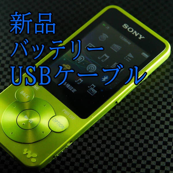 美品 動作良好 SONY ウォークマン NW-S15 16GB Bluetooth バッテリー新品交換 送料無料 1004