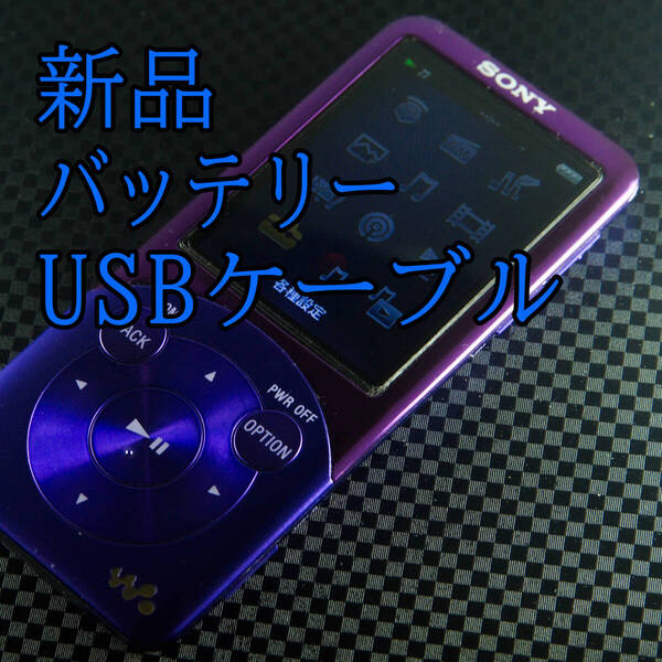 良品 動作良好 SONY ウォークマン NW-S755 16GB バッテリー新品交換 送料無料 1011