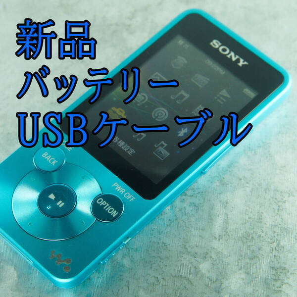 美品 動作良好 SONY ウォークマン NW-S784 8GB Bluetooth バッテリー新品交換 送料無料 1602