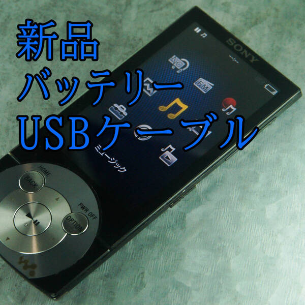 美品 動作良好 SONY ウォークマン NW-A845 16GB バッテリー新品交換 送料無料 0704