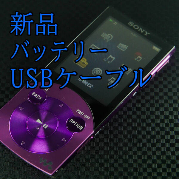 美品 動作良好 SONY ウォークマン NW-S745 16GB バッテリー新品交換 送料無料 2303
