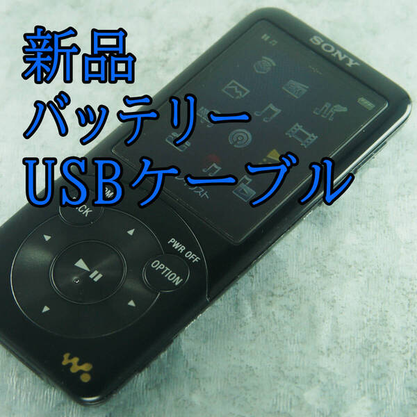 美品 動作良好 SONY ウォークマン NW-S755 16GB バッテリー新品交換 送料無料 2310